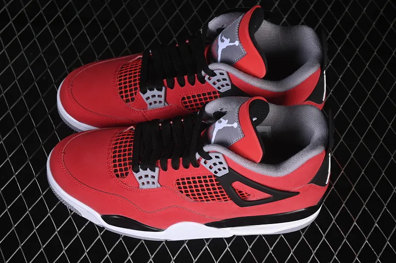 All categories Air Jordan Jordan series basketball shoes Air Jordan 4 LJR version Air Jordan 4 "Toro" AJ4 Joe 4 Big Red Bull replica basketball shoes FQ8138-600